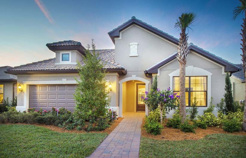 Abbeyville Model Home in Camden Square, Fort Myers, by Pulte